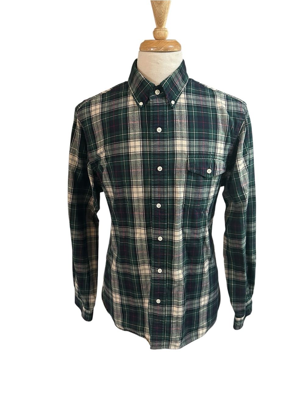 Polo Ralph Lauren Men's Classic Fit Plaid Cotton Button Up Woven Shirt XL